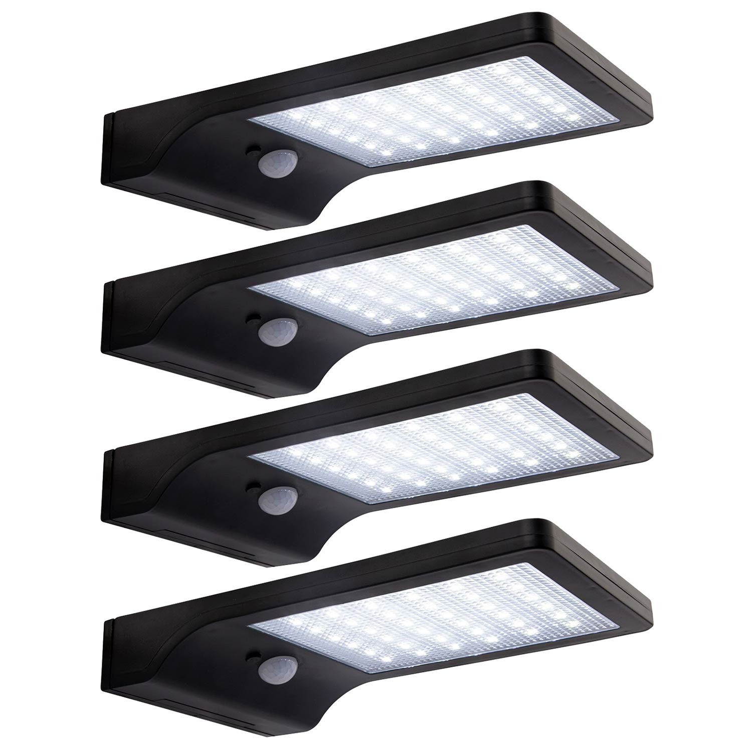 Pack 4 Apliques de Pared Solares LED Exterior con Sensor de Movimiento 3000K 7hSevenOn Outdoor Apliques de Exterior 1